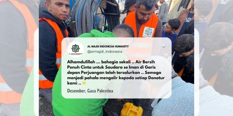 Distribusi Bantuan Tahap ke-9 : Air Bersih Penuh Cinta