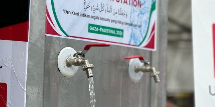 Alhamdulillah, Yayasan Al-Majdi Indonesia Sukses Bangun Water Station di Gaza Selatan!