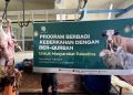 Yayasan Al Majdi Indonesia Bagikan Qurban di Kamp Al Mahatta untuk Warga Palestina